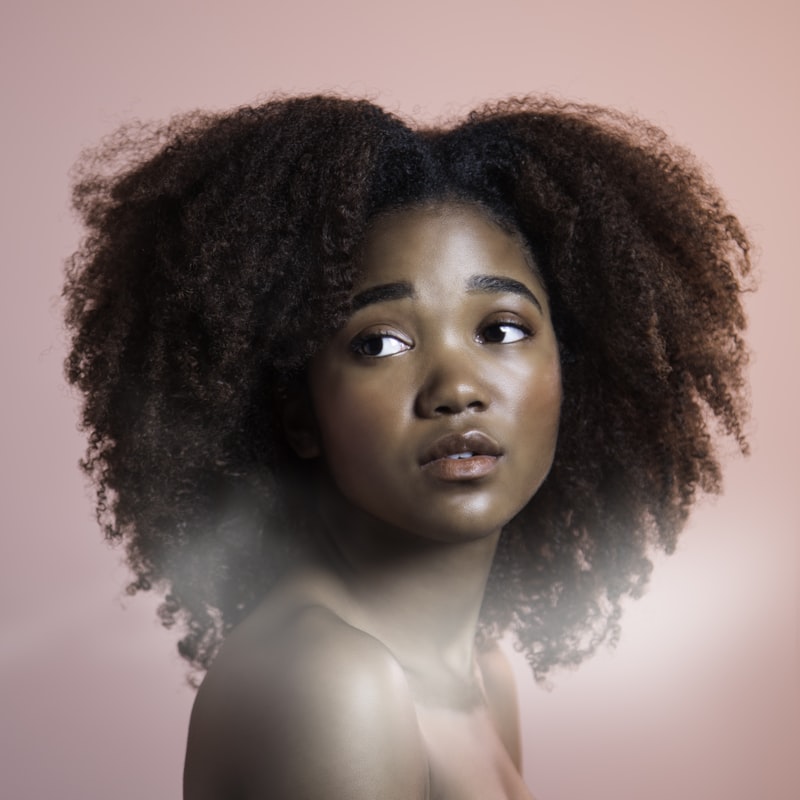 Natural curls styling